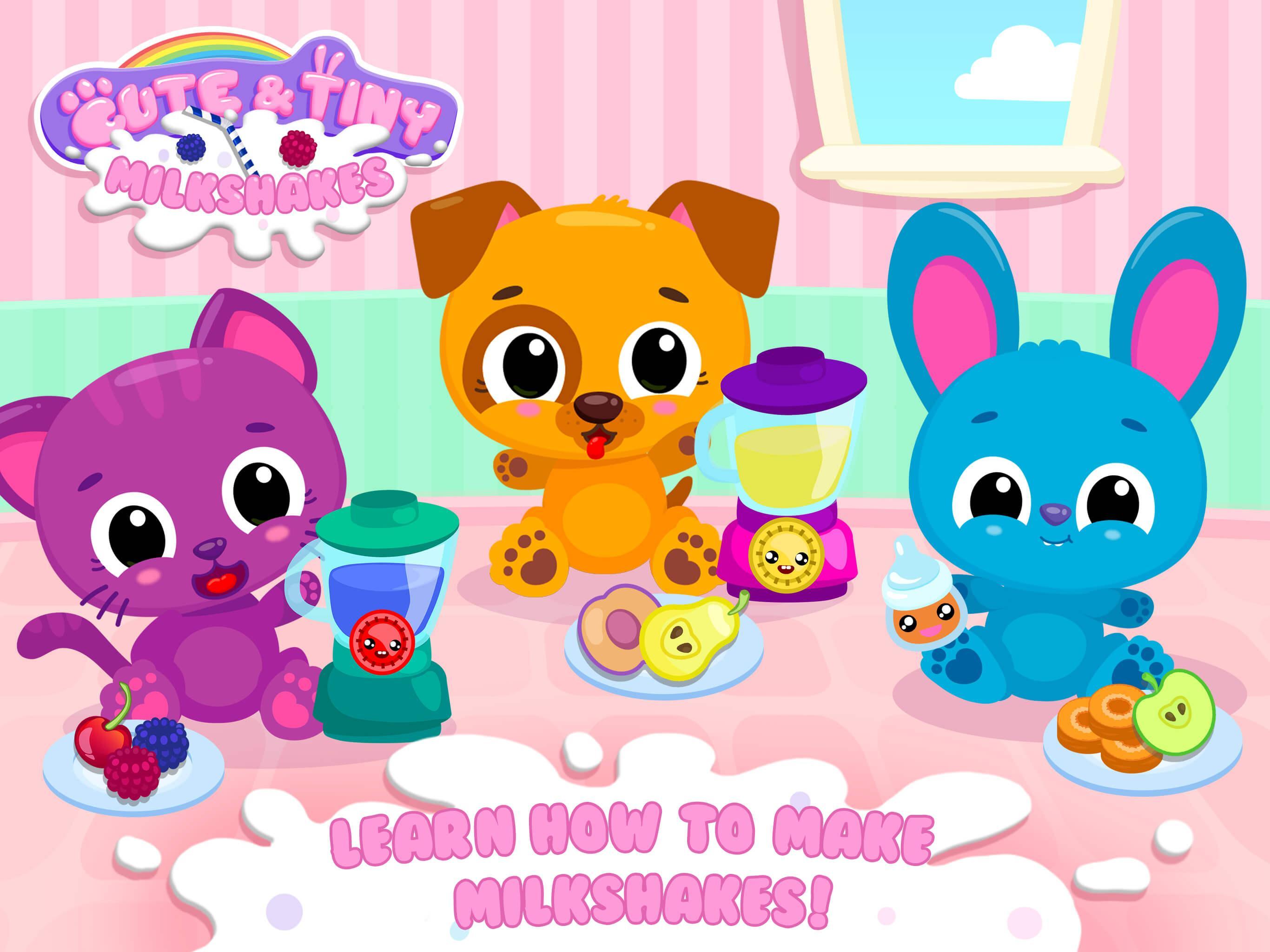 Cute & Tiny Milkshakes - Baby Fruit Smoothies ภาพหน้าจอเกม