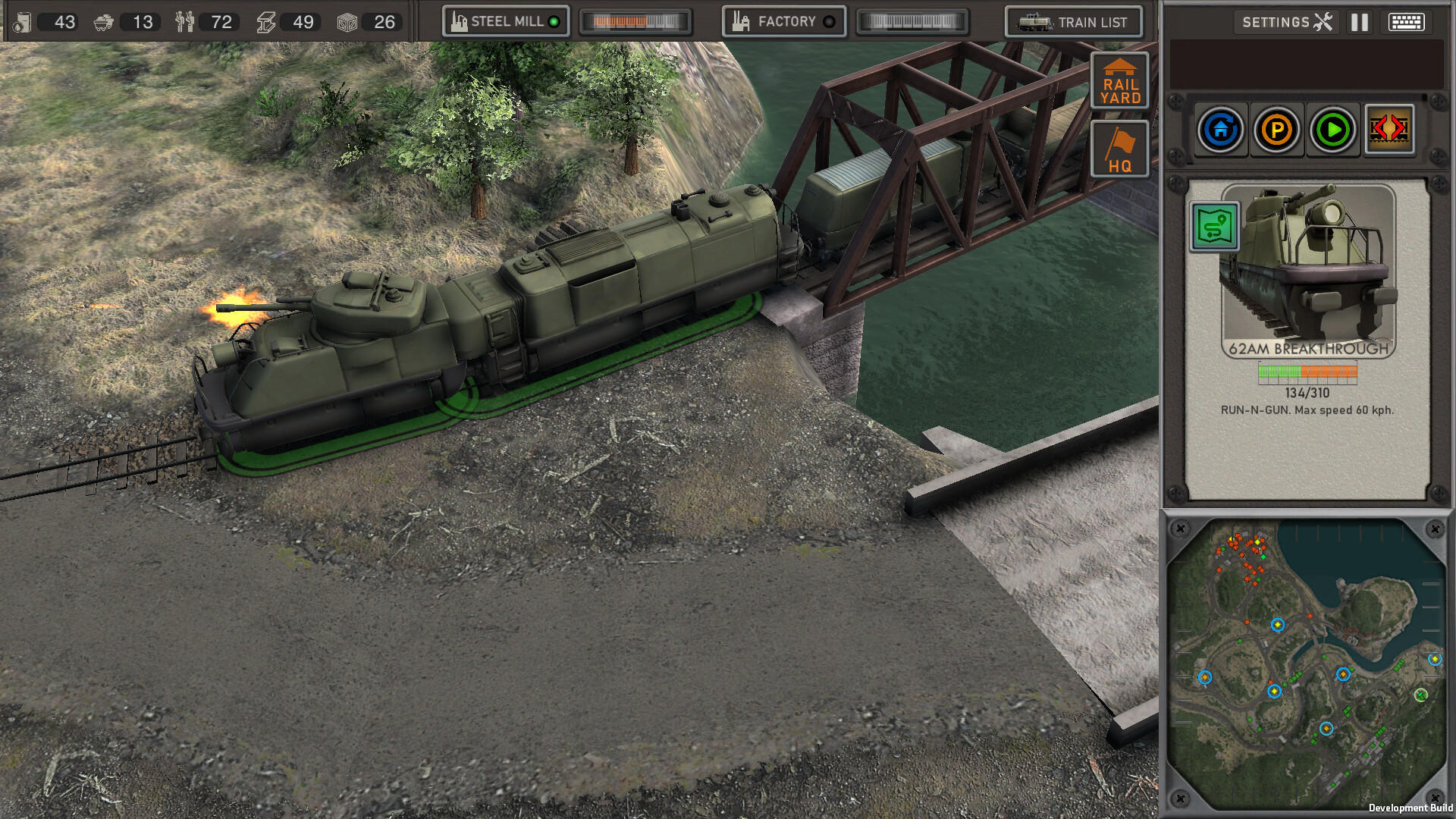 Steel Republic Rail Defender 게임 스크린 샷