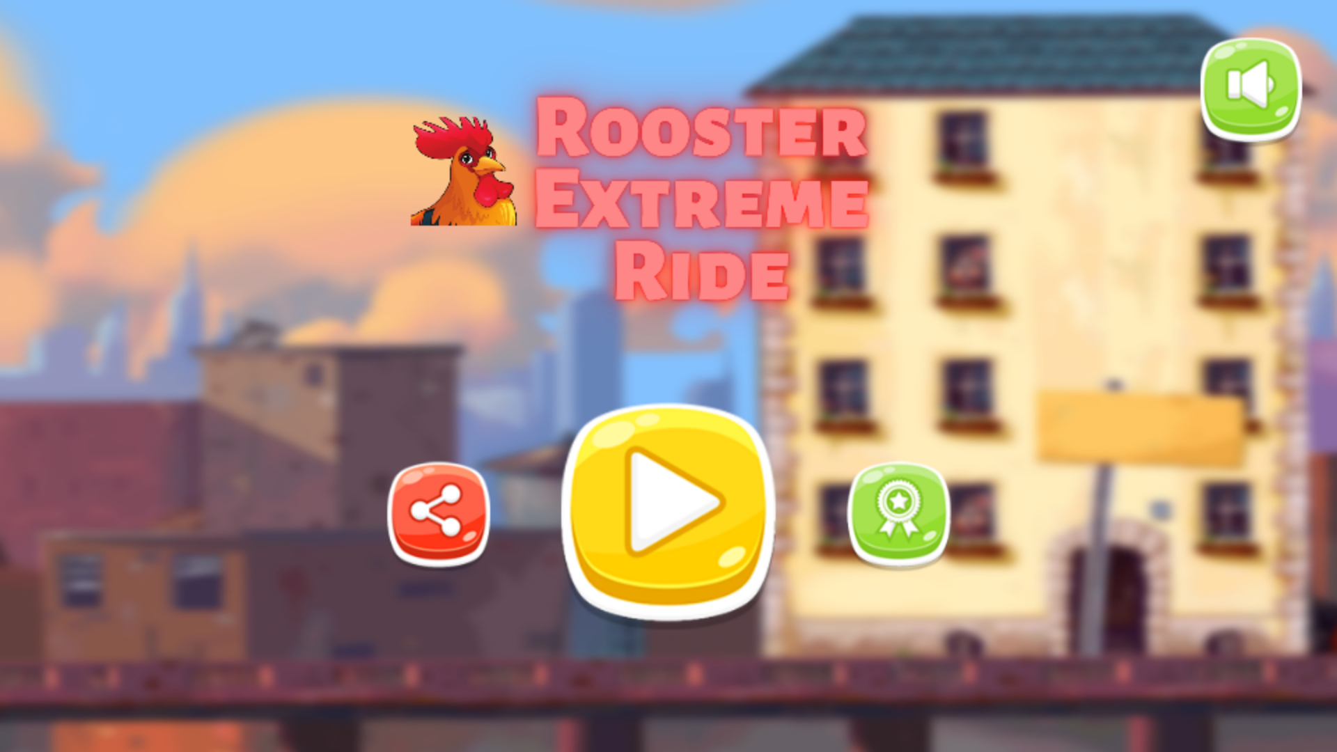 Rooster Extreme Ride Game Screenshot