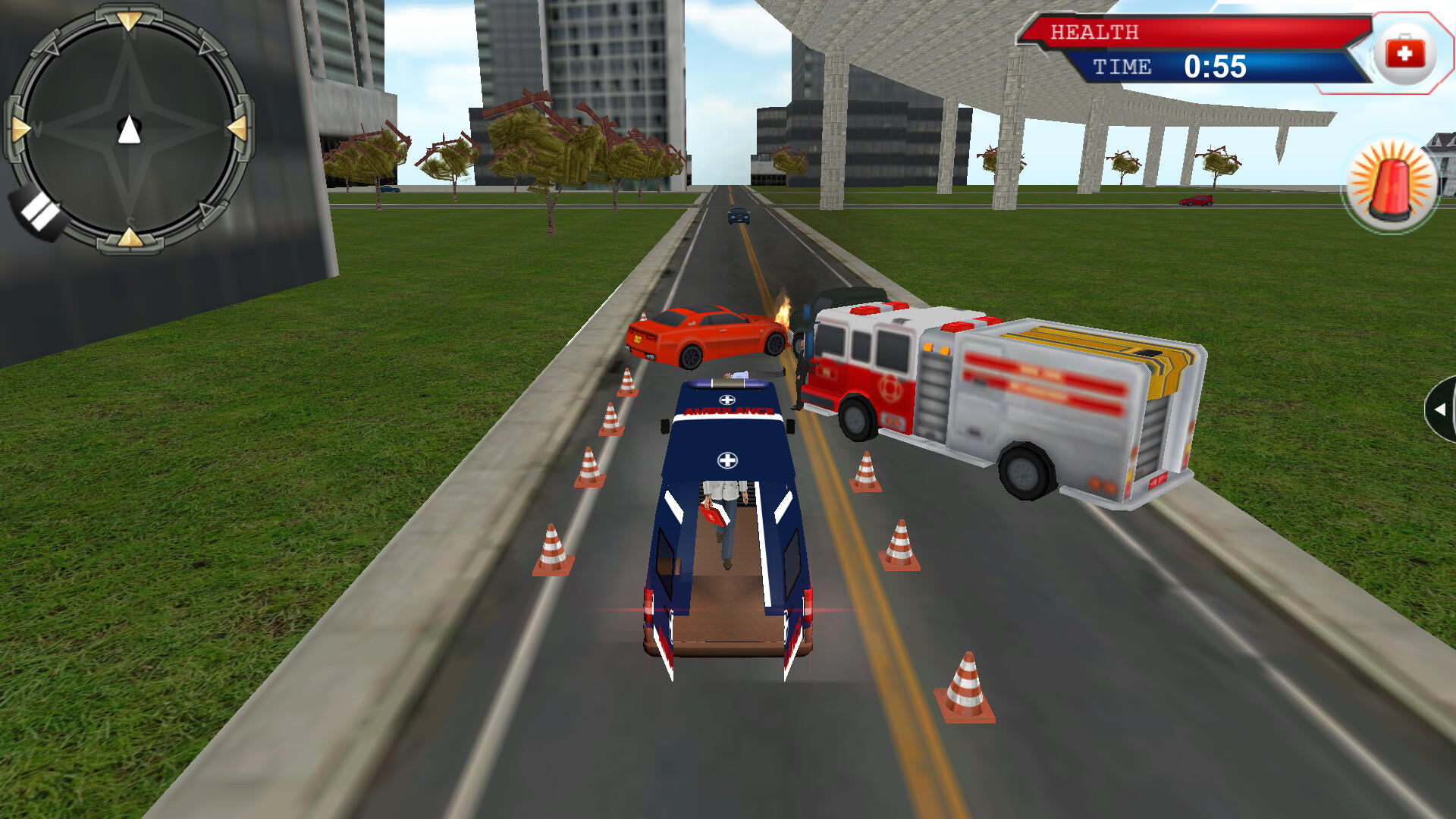 Ambulance Chauffeur Simulator 2 ภาพหน้าจอเกม