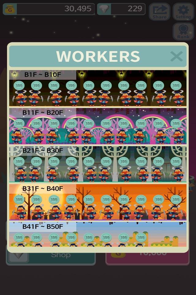 Infinity Dungeon Game Screenshot