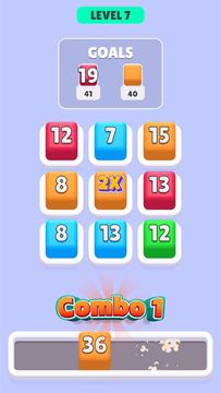 Colored Number Match Game Screenshot