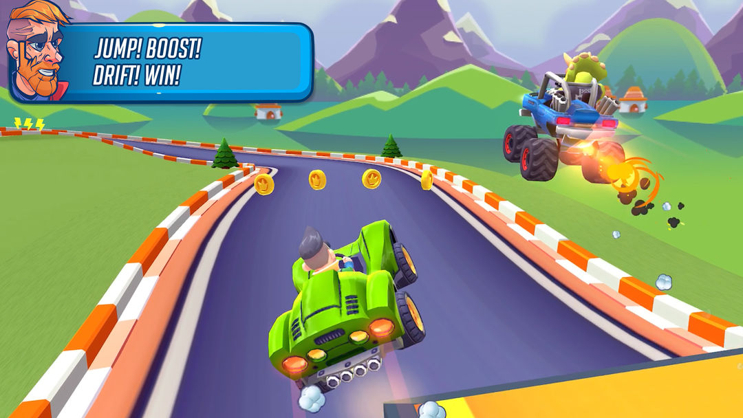 Screenshot of Racing Heroes