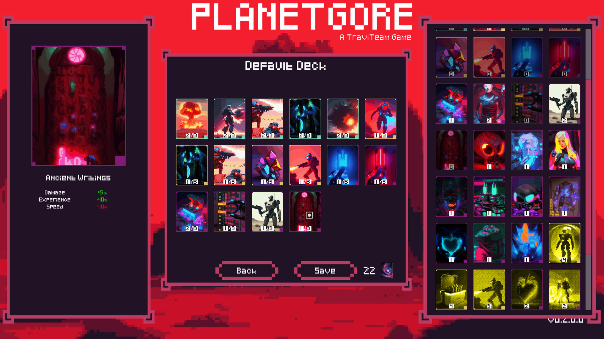 Planetgore ゲームのスクリーンショット