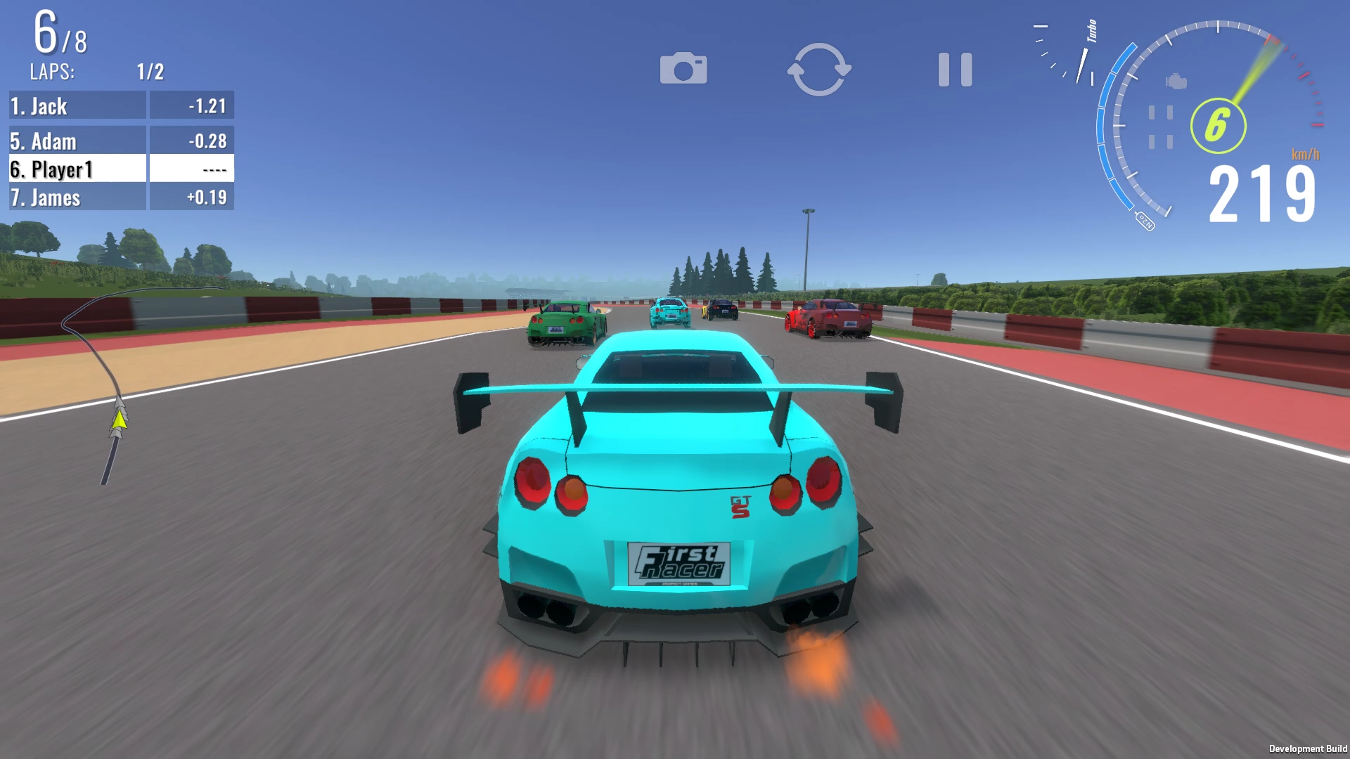 First Racer Game Screenshot