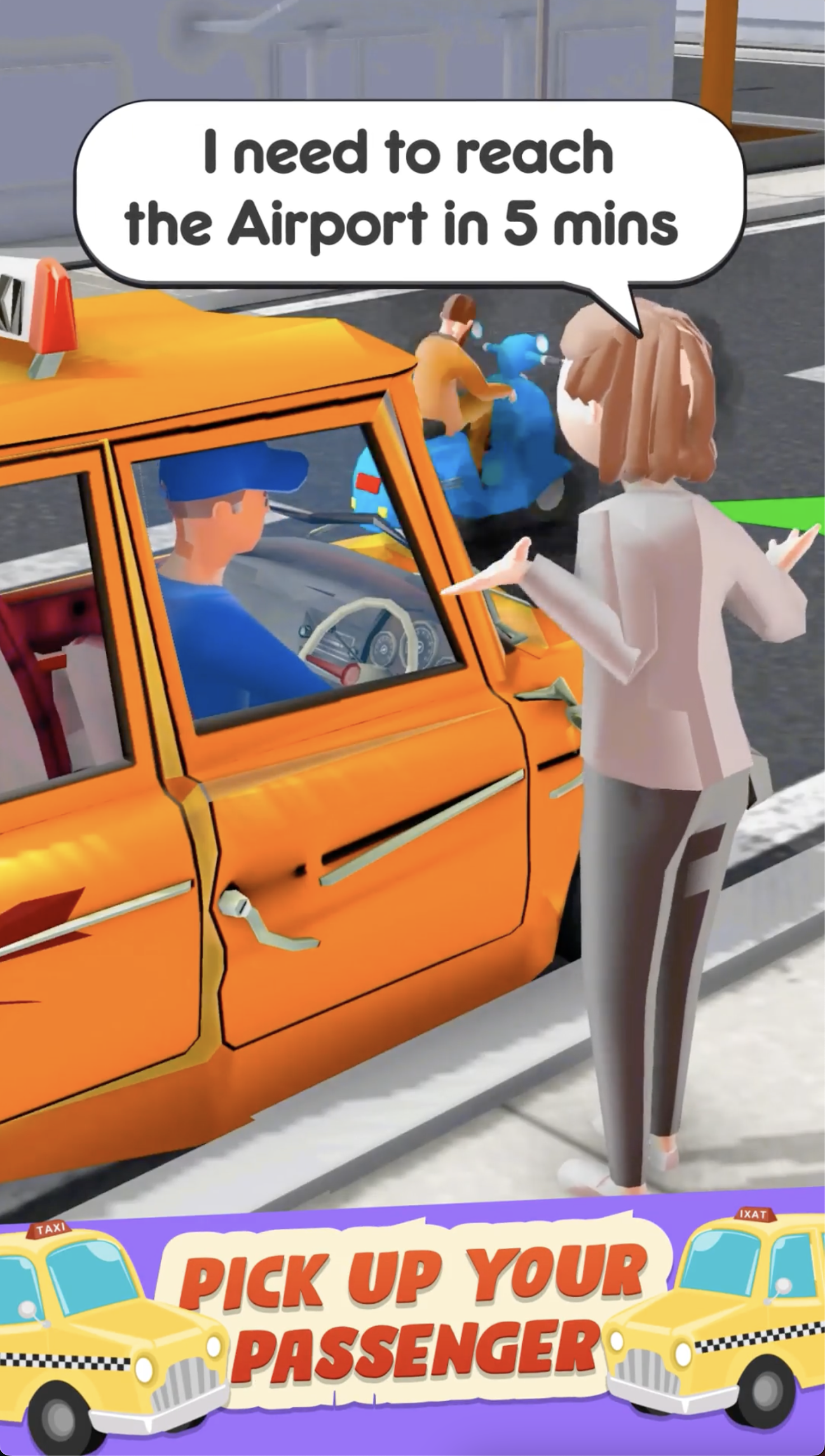 Hyper Taxi Game Screenshot