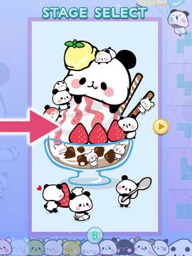 ปริศนา : หมีแพนด้า - MOCHI MOCHI PANDA ภาพหน้าจอเกม