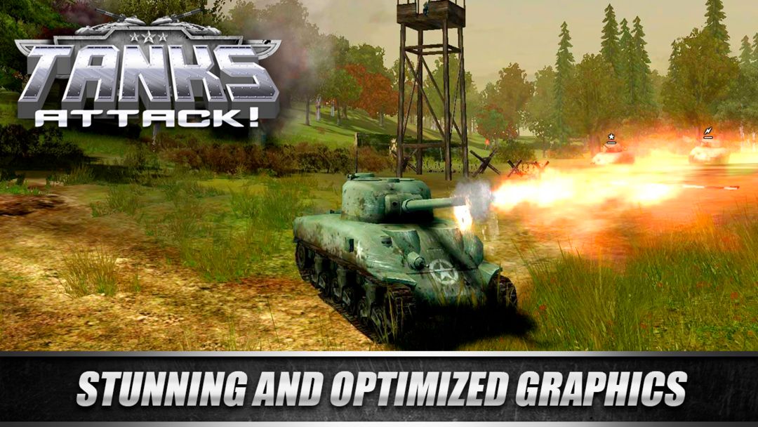 Screenshot of Tanks Attack
