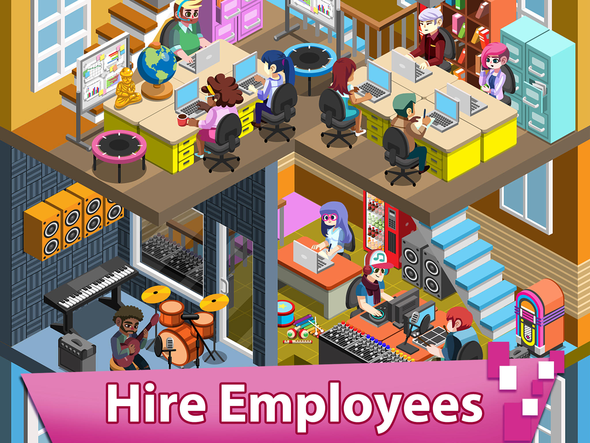 Video Game Tycoon idle clicker Game Screenshot