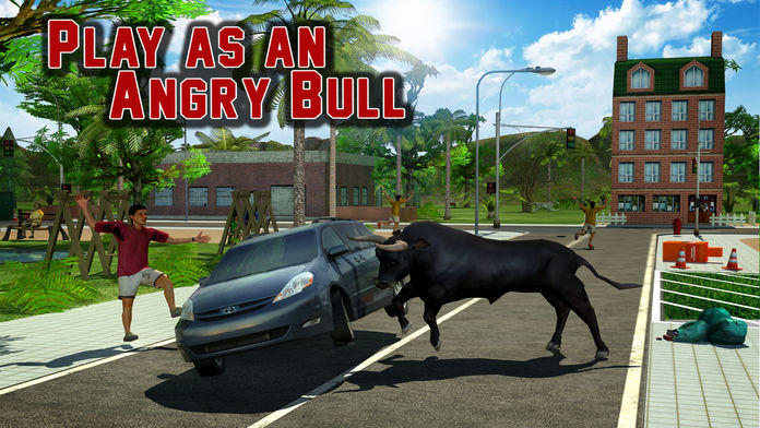 Angry Bull Revenge 3D Game Screenshot