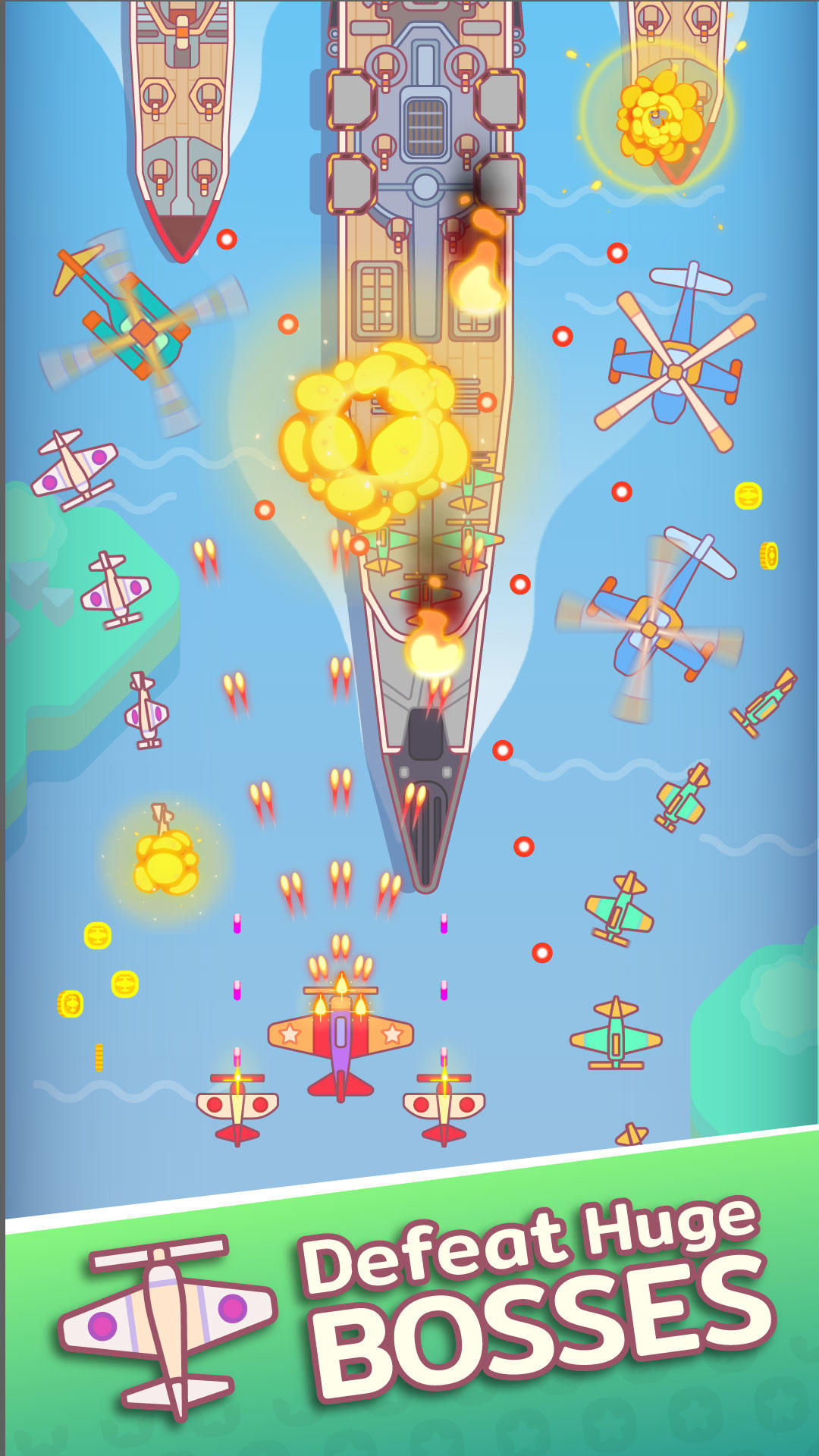 Plane Game Air Combat ภาพหน้าจอเกม