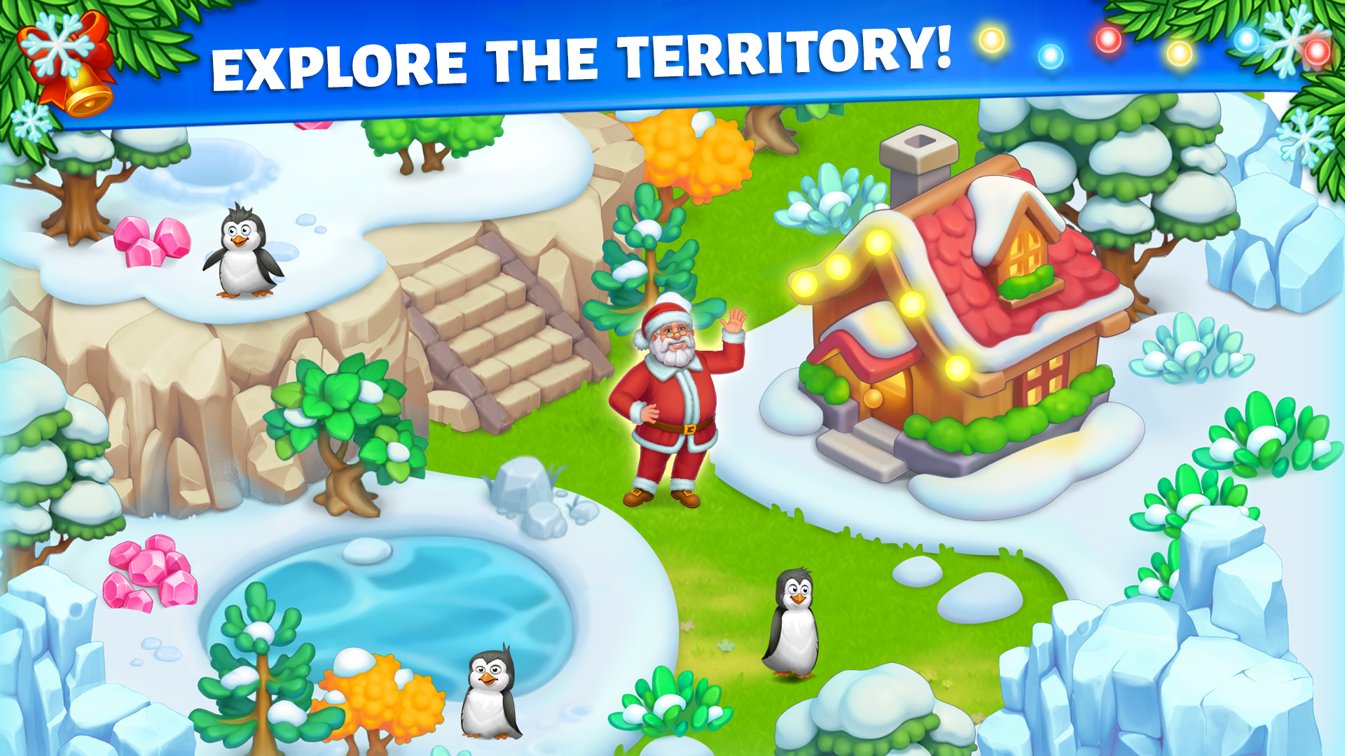 Snow Farm - Santa Family story Game Screenshot