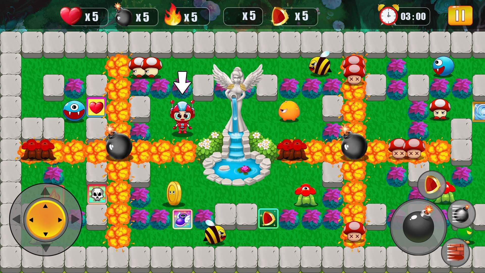 Bomber Battle : Bomb Man Arena Game Screenshot