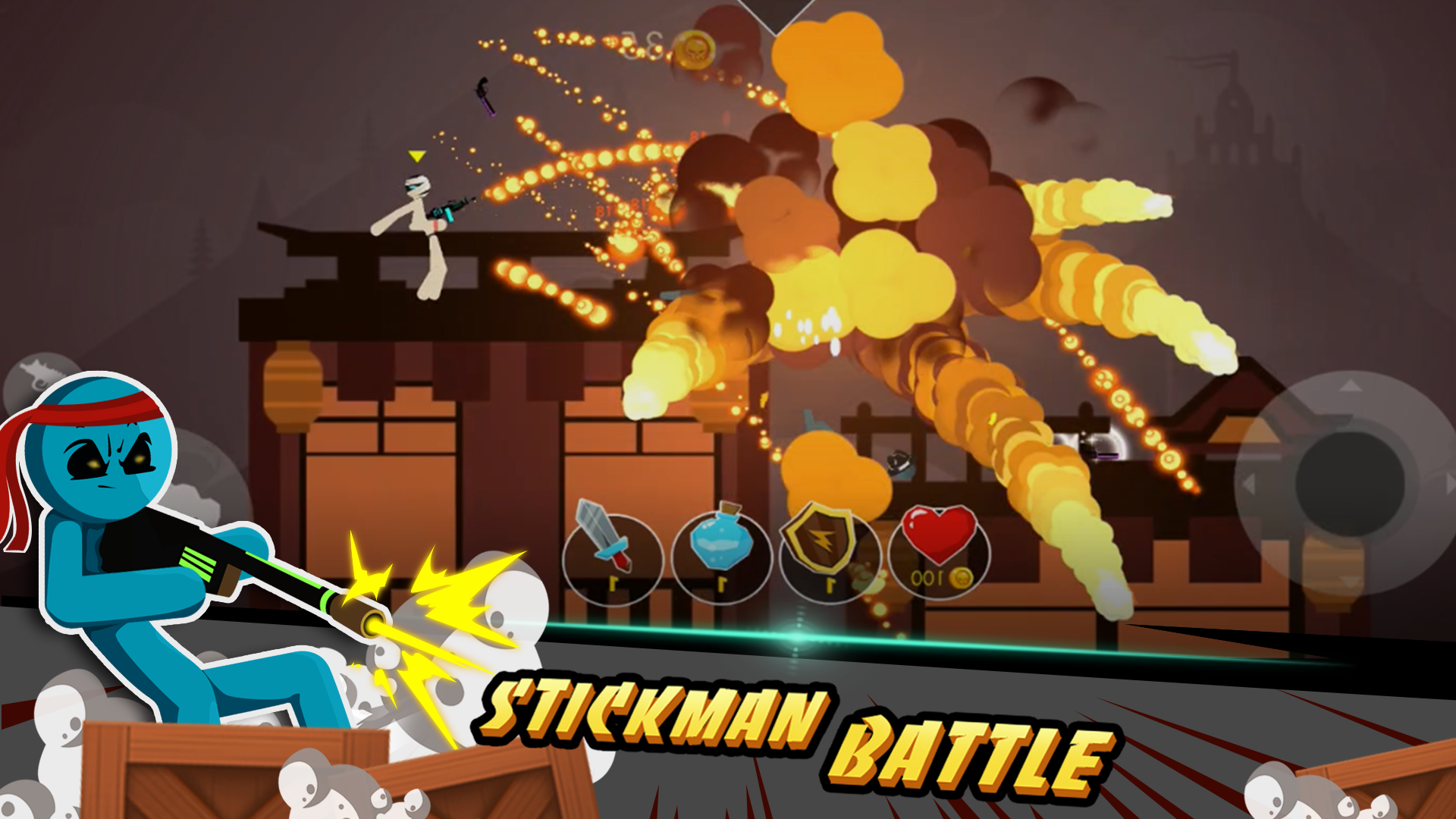 Stickman Battle: The King screenshot game