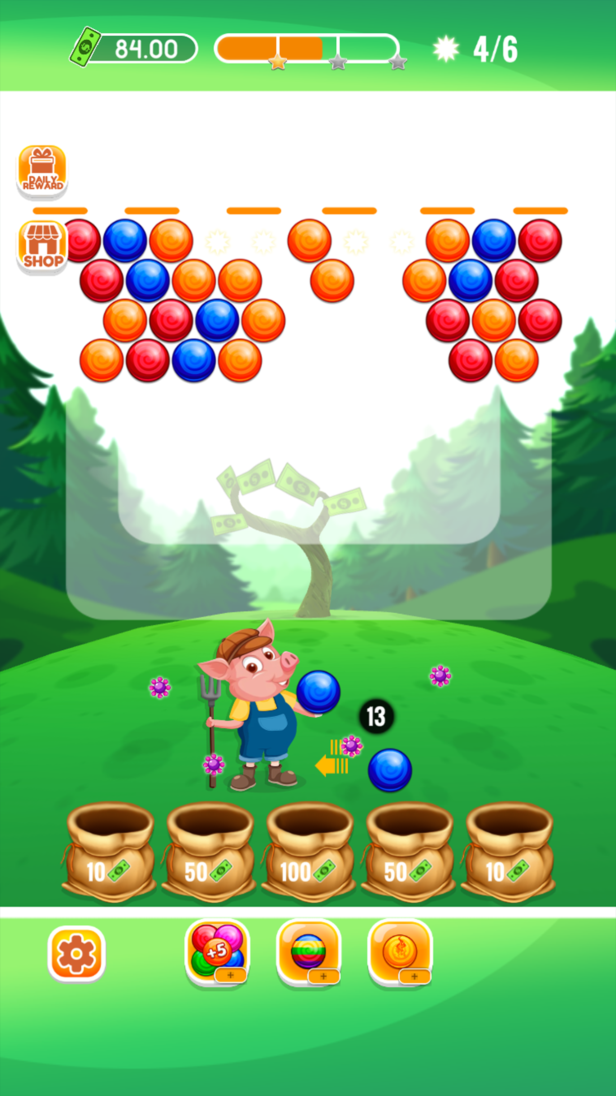 Screenshot of Bubble Feasts
