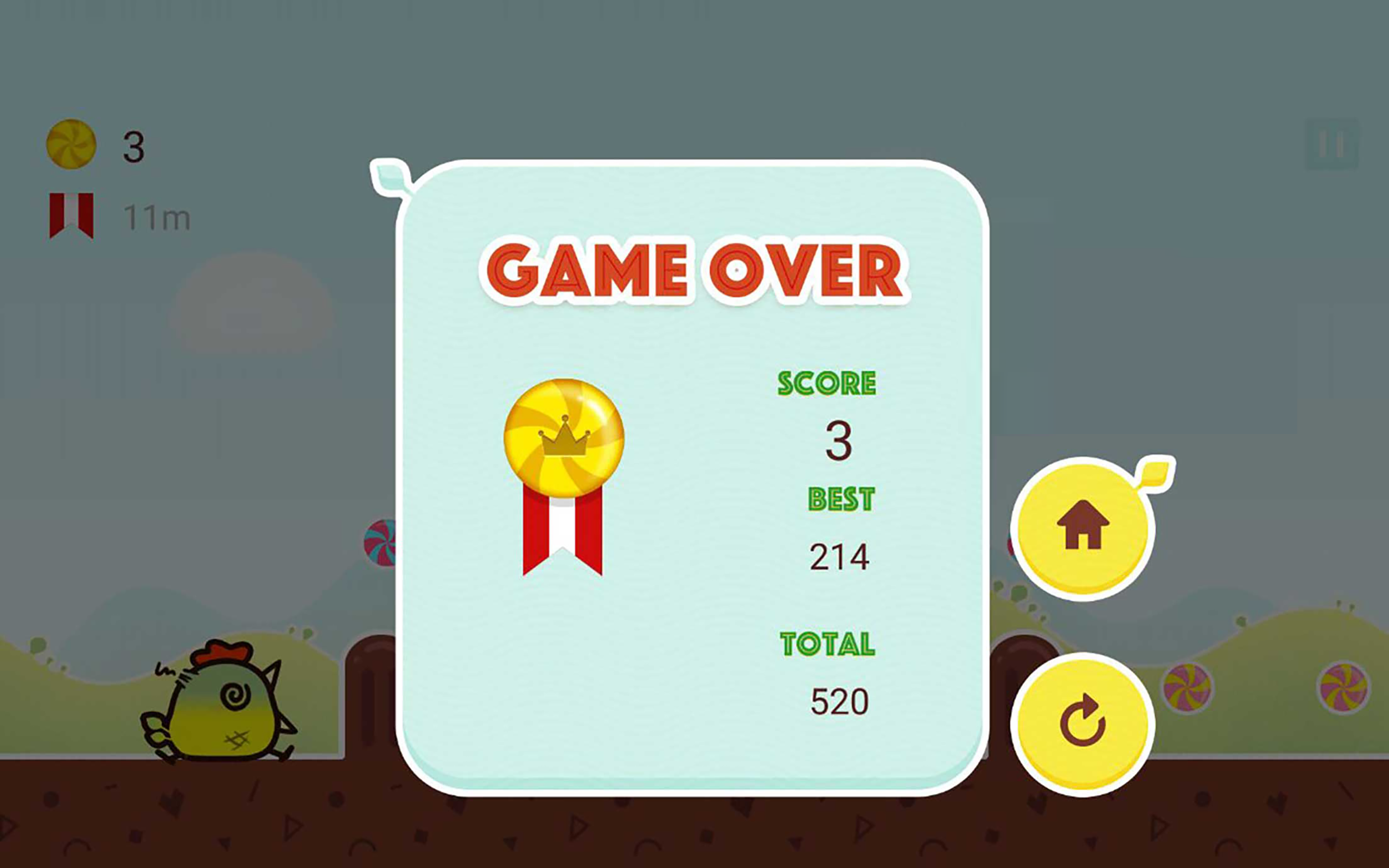 Chicken Run - Happy Chick Jump Game Screenshot