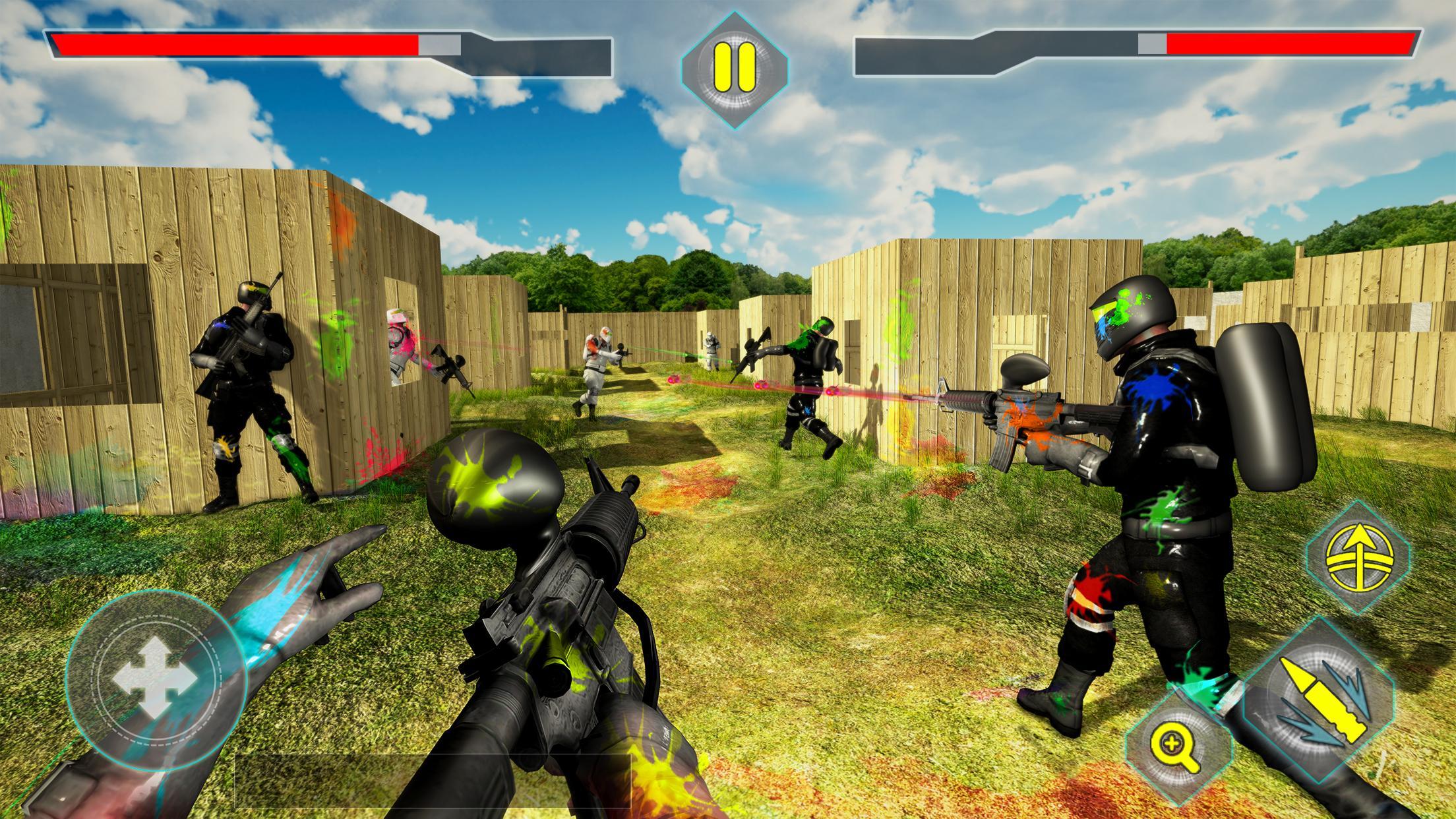 Screenshot 1 of Арена для стрельбы по пейнтболу: настоящая битва на поле боя 1.1.4