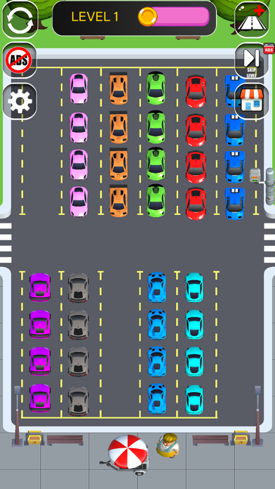 Car Sort Puzzle - Color Game Game Screenshot