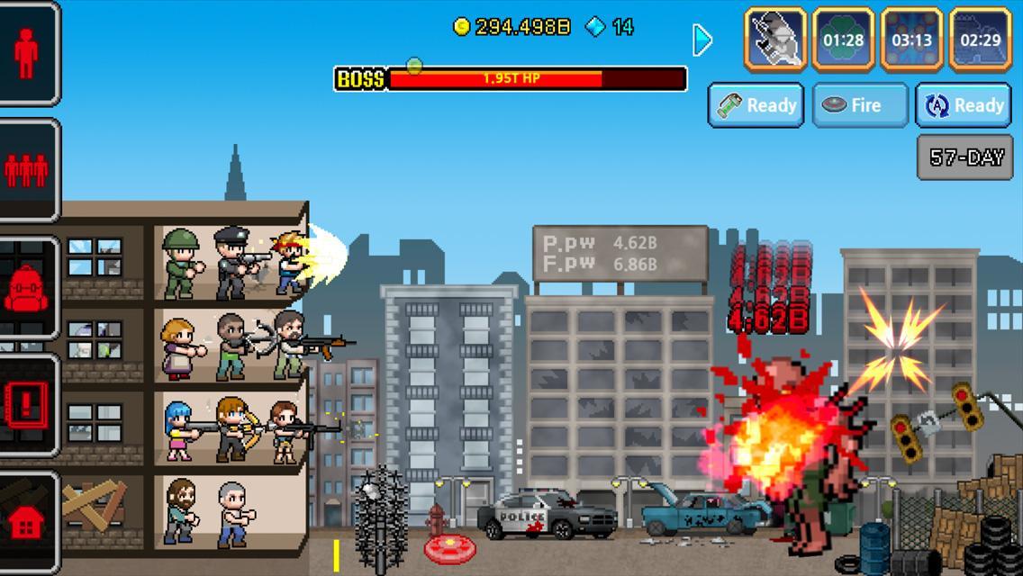 Captura de Tela do Jogo 100 DAYS - Zombie Survival