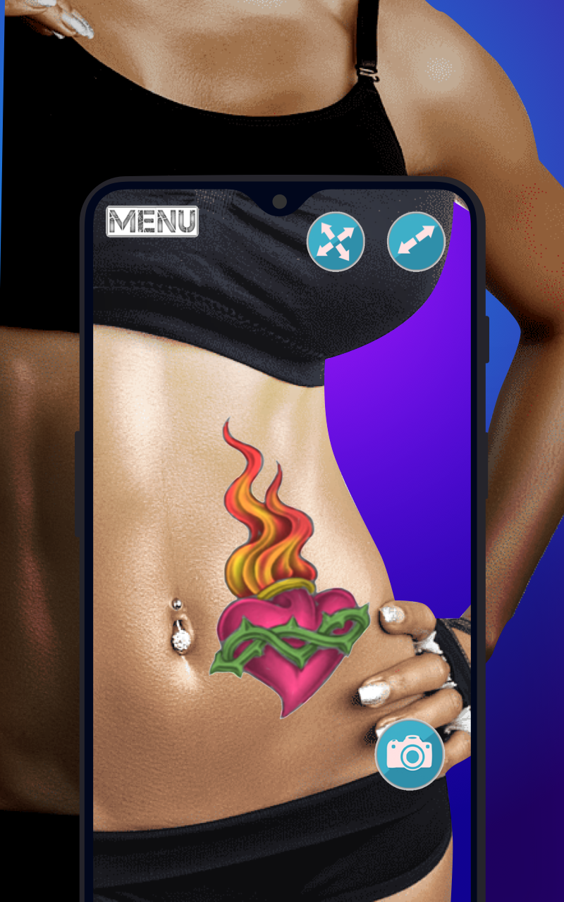 Tattoo sketch simulator Game Screenshot