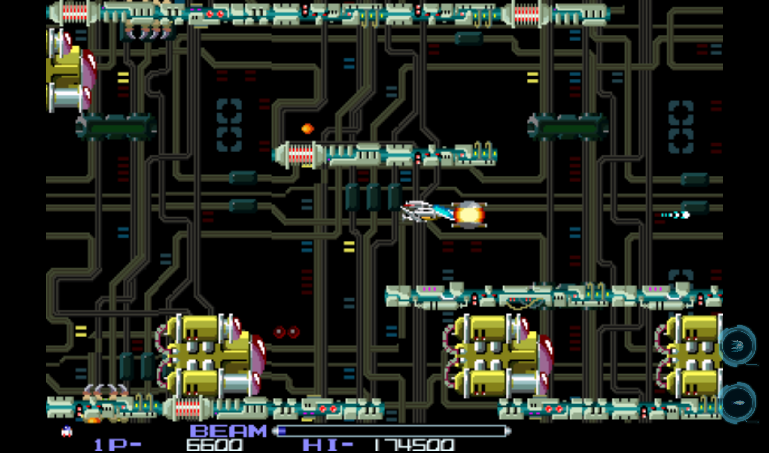 R-TYPE Game Screenshot