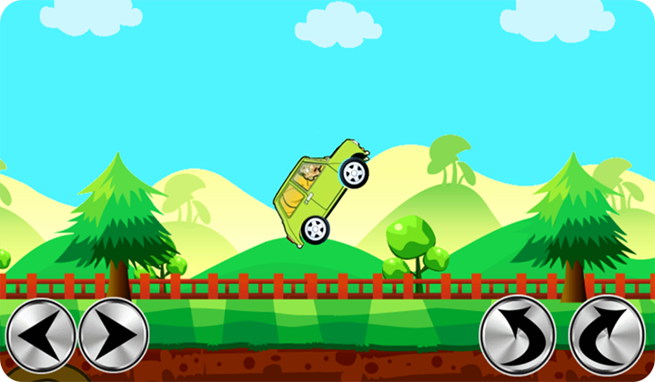 Hill Bean Driving Game Screenshot