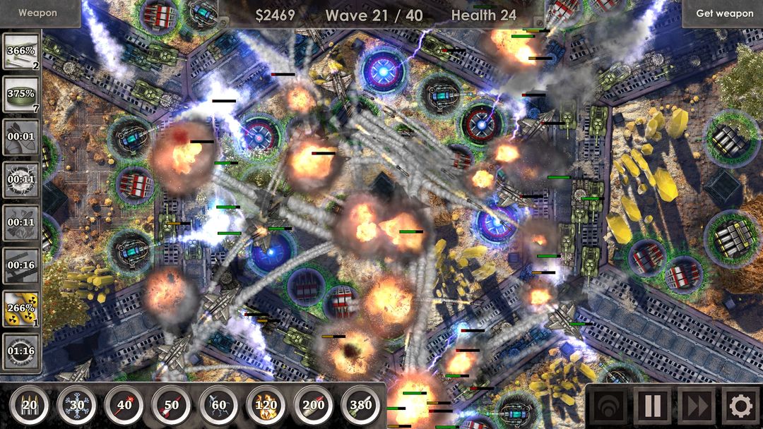 Defense Zone 3 HD screenshot game