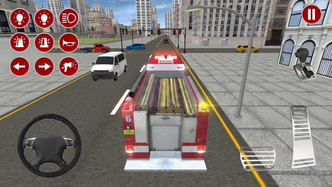 Screenshot of Fire Truck Driving Simulator