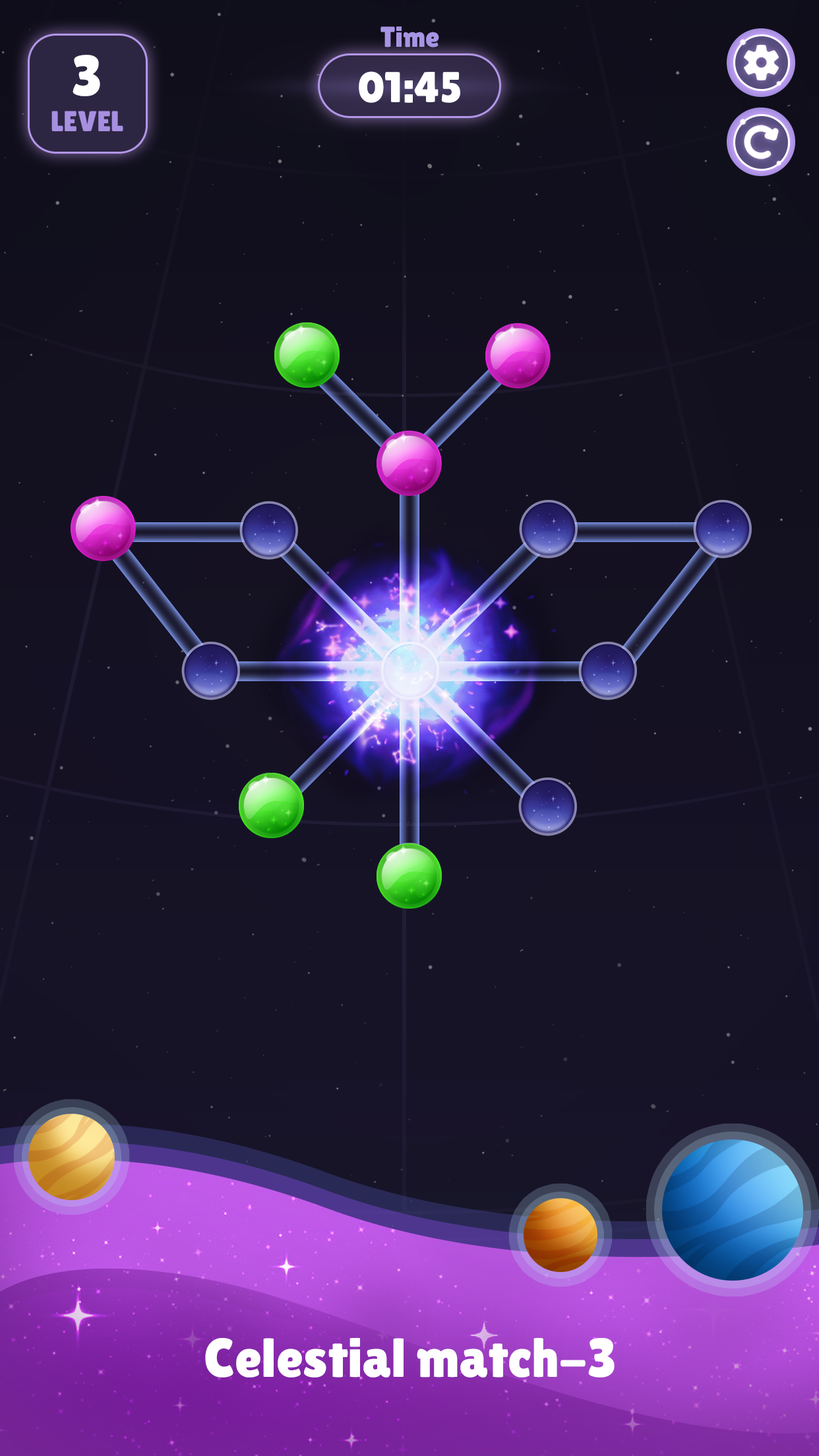Jelly Dots: Flow Puzzles Game Screenshot