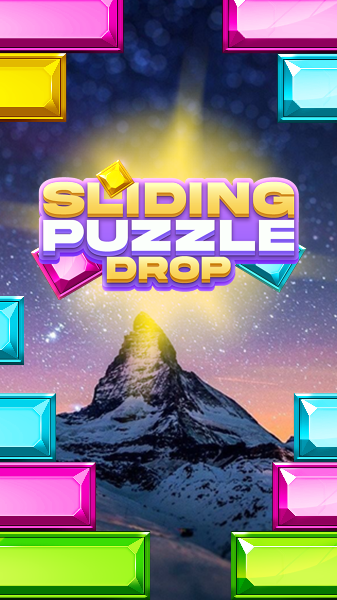 Cuplikan Layar Game Sliding Puzzle Drop