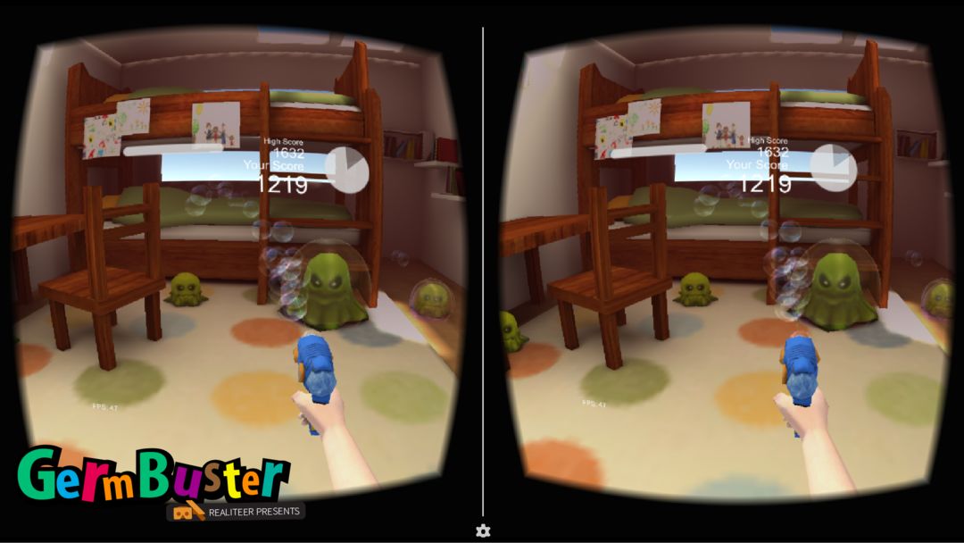 Screenshot of GermBuster VR