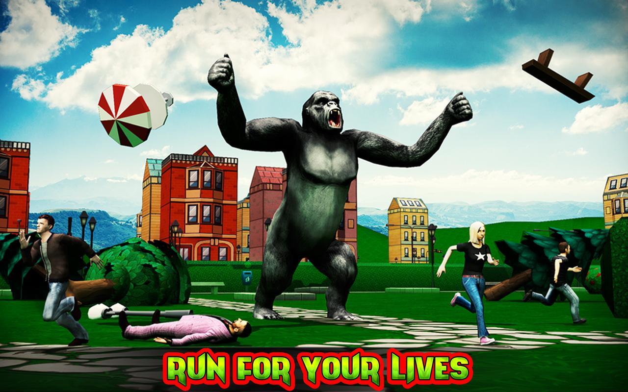 Ultimate Gorilla Rampage 3D ภาพหน้าจอเกม