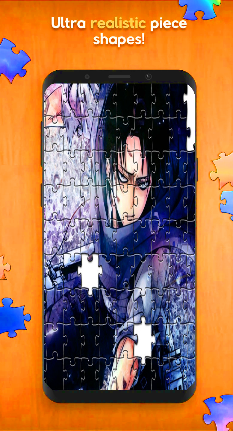 Screenshot of Attack On Titan Anime Puzzle