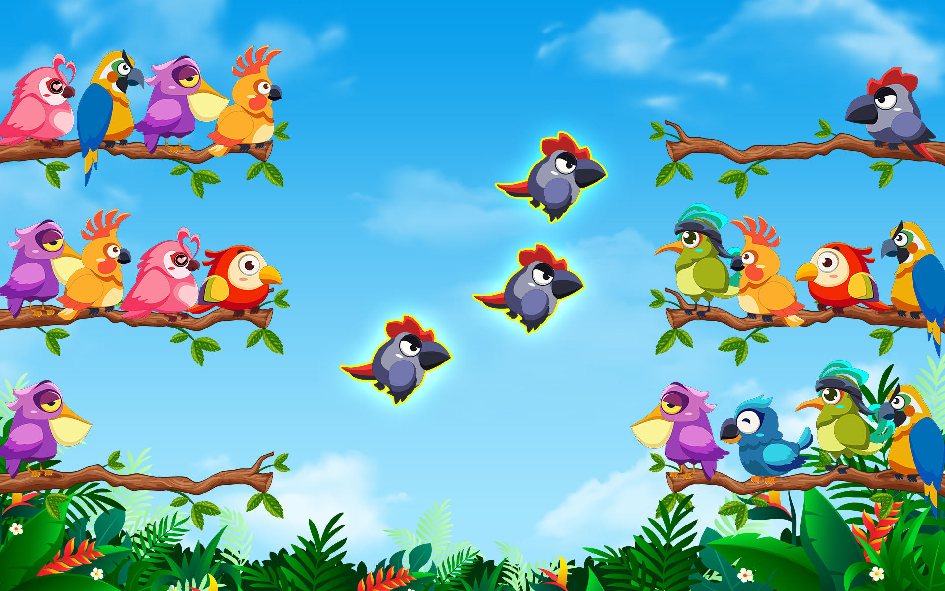 Screenshot 9 of Bird Sort Color Puzzle Game 