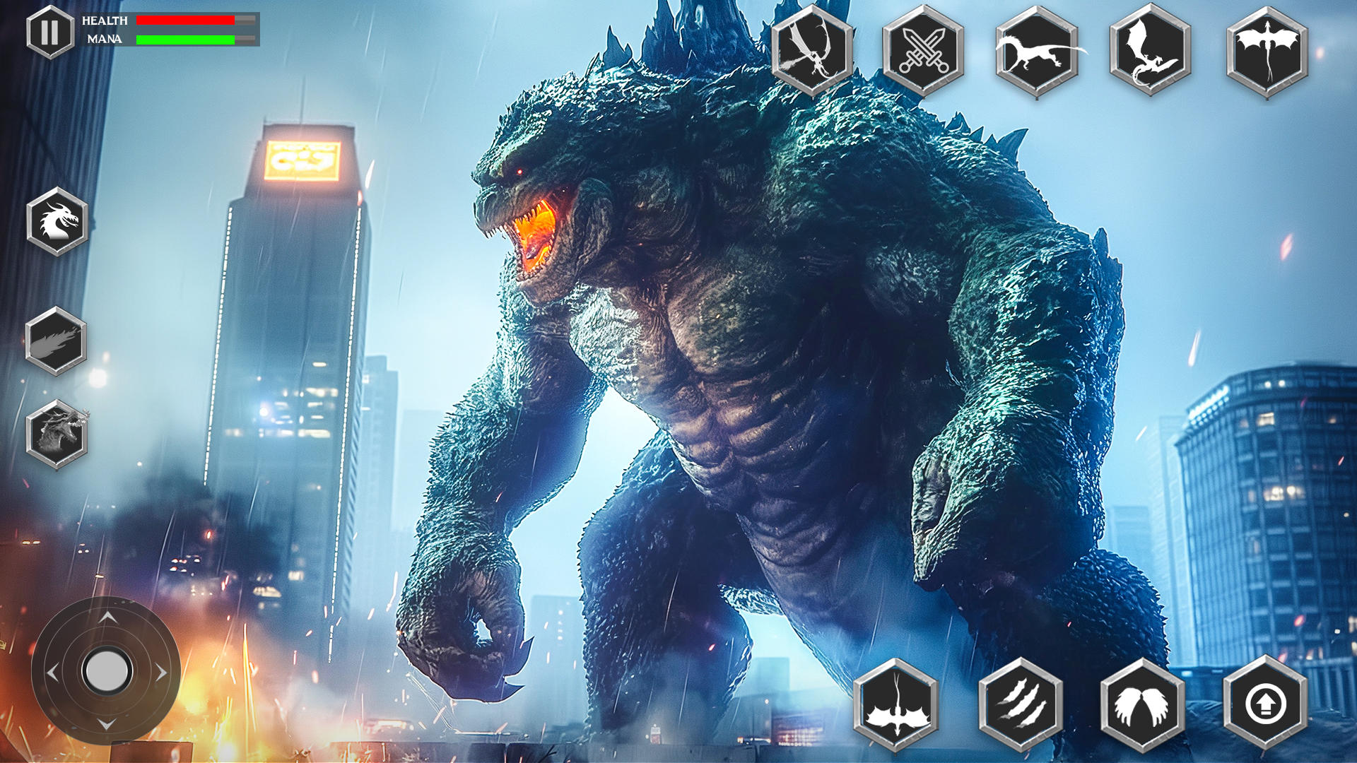 Monster Smash City Siren Head Game Screenshot