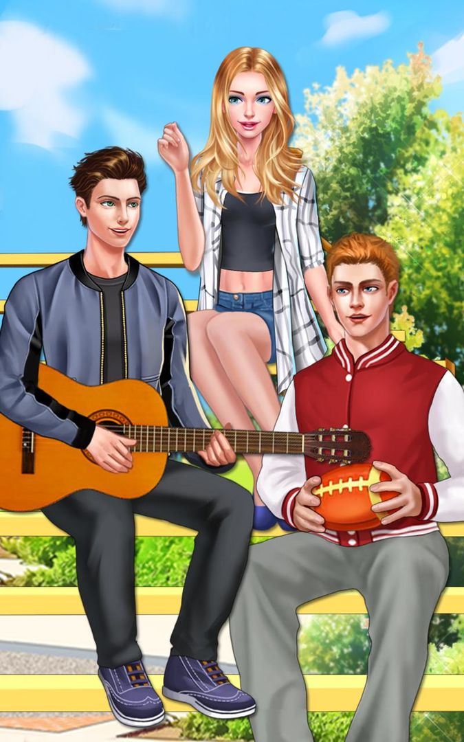 College Love Story: Teen Crush screenshot game