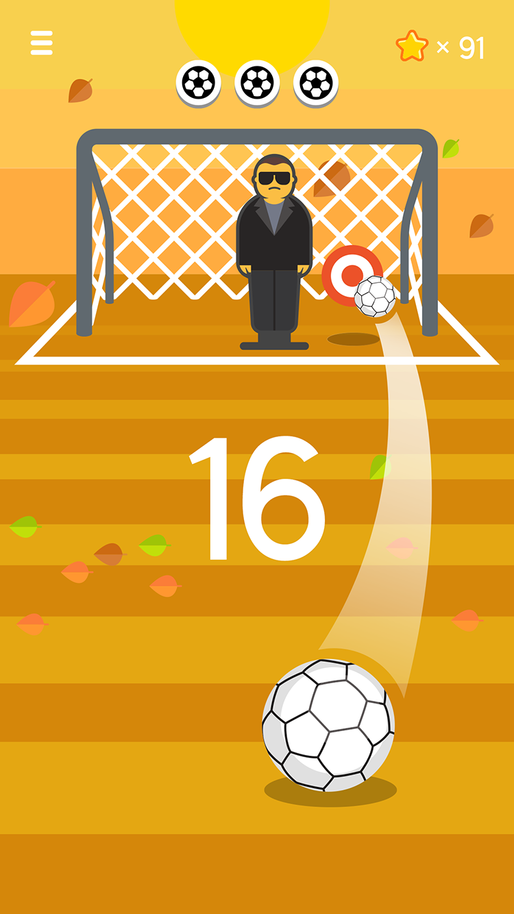 Ketchapp Soccer screenshot game
