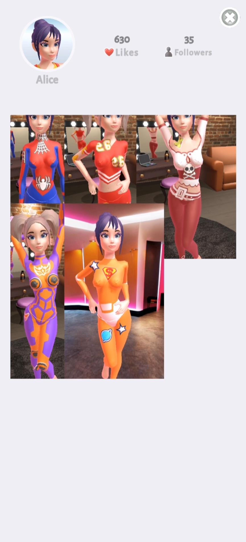 Screenshot of Body Paint