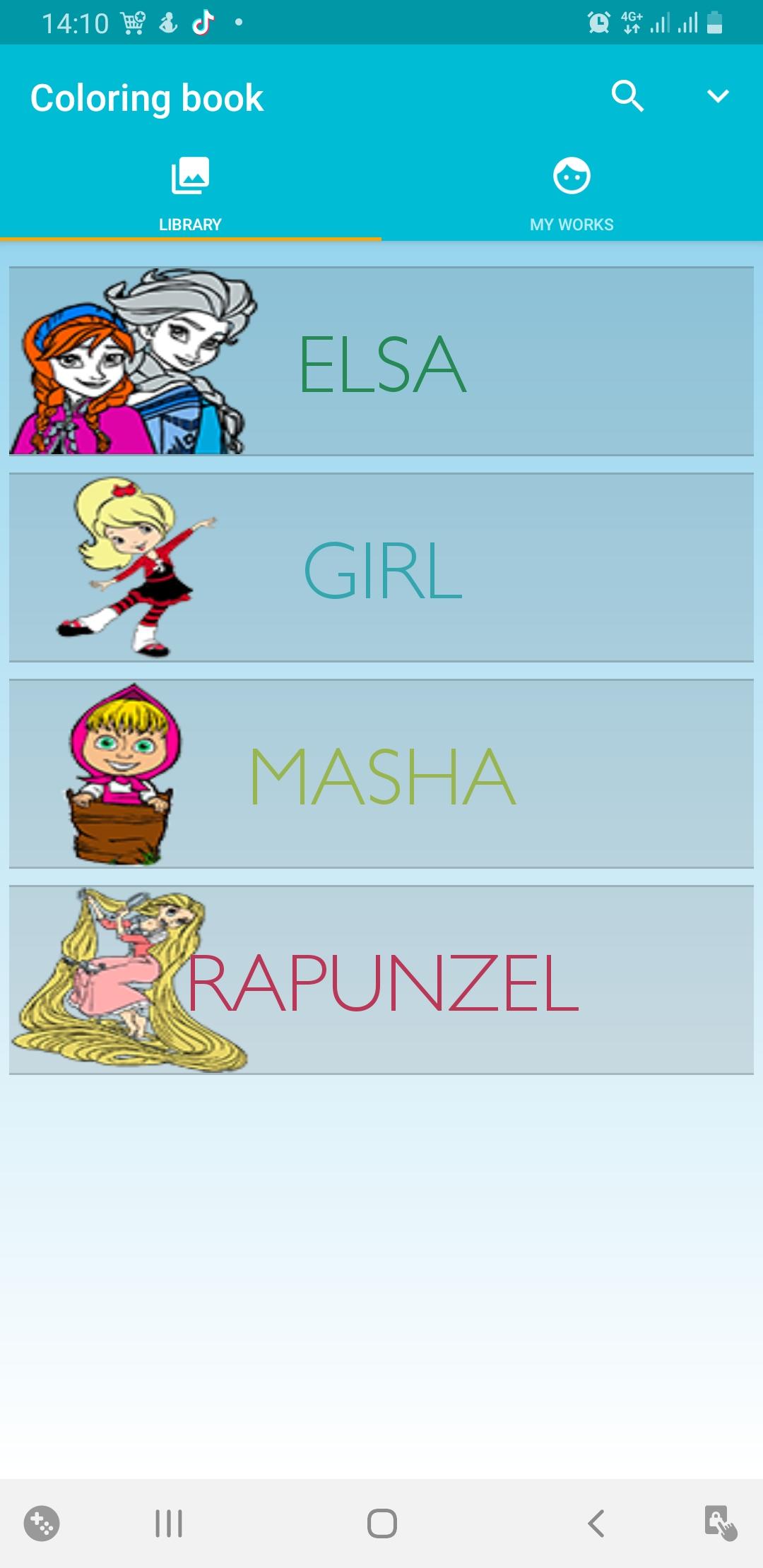magic coloring book Game Screenshot