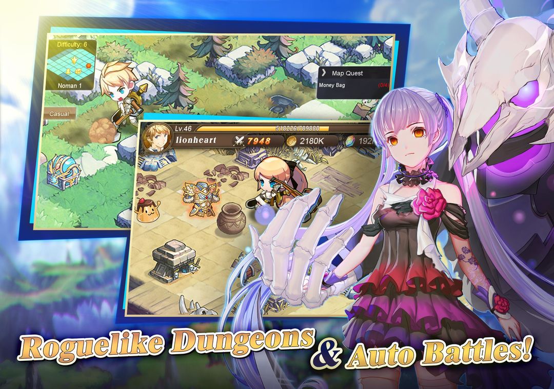 Aurora Legend -AFK RPG 게임 스크린 샷
