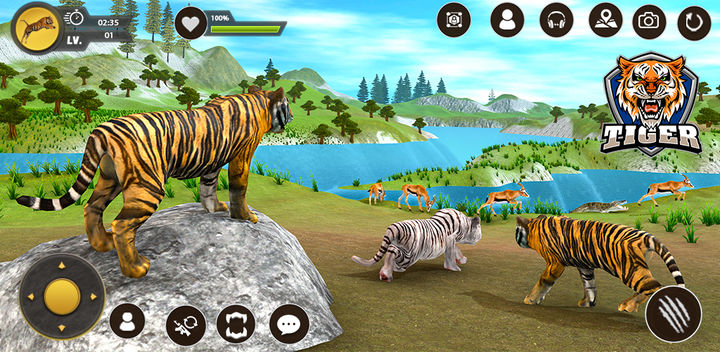 jogos de simulador de tigre 3d versão móvel andróide iOS apk