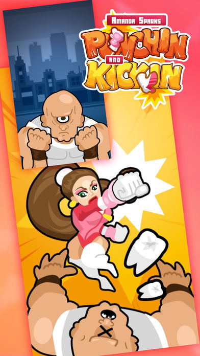 Captura de Tela do Jogo Punchin & Kickin