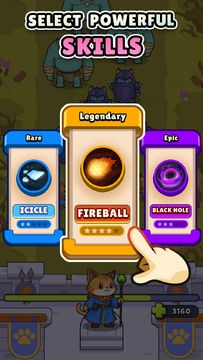 Cat Wizard: Survivor Game Screenshot