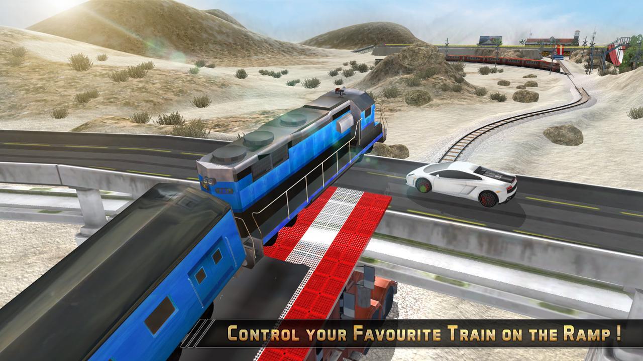 Train Jump Impossible Mega Ramp Game Screenshot