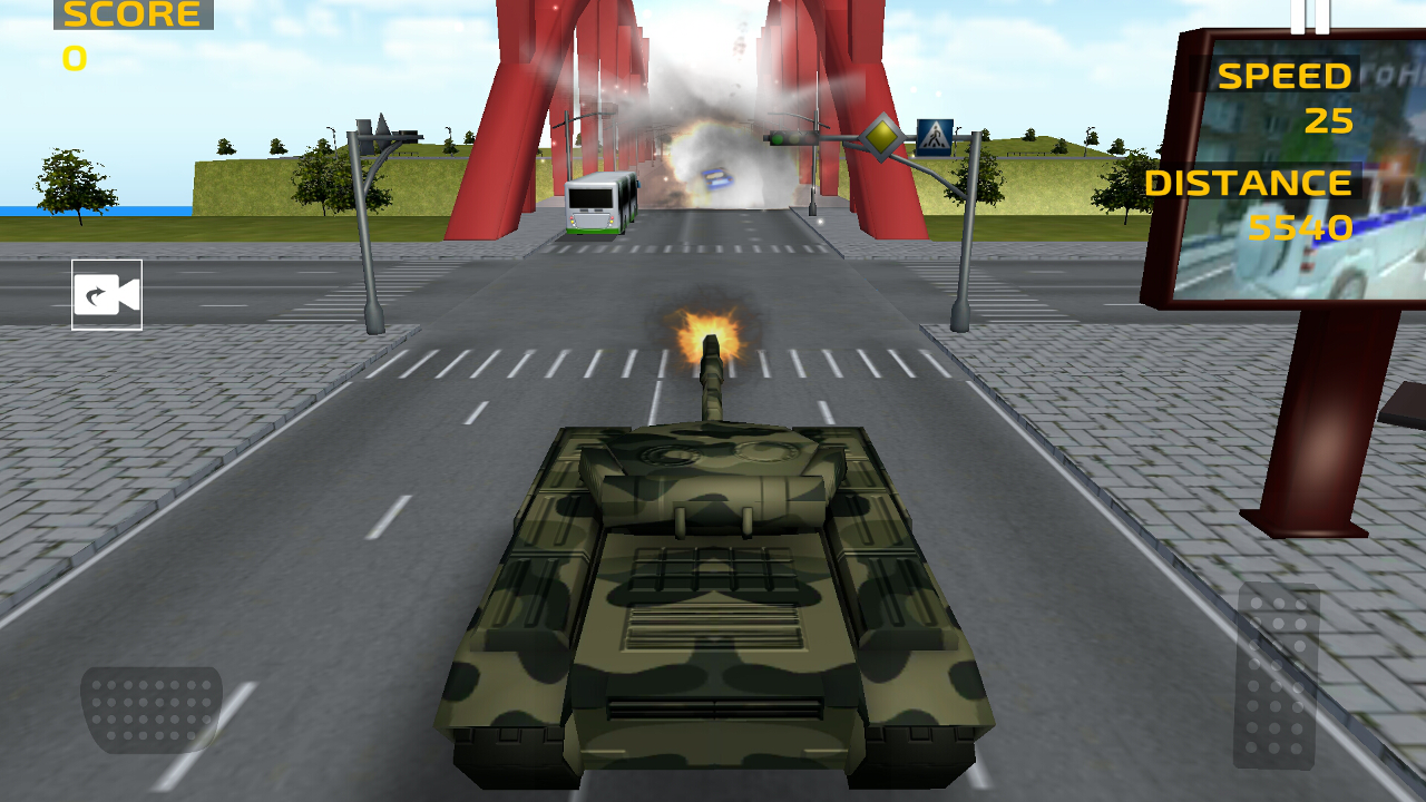 Racing in Flow - Tank Game Screenshot