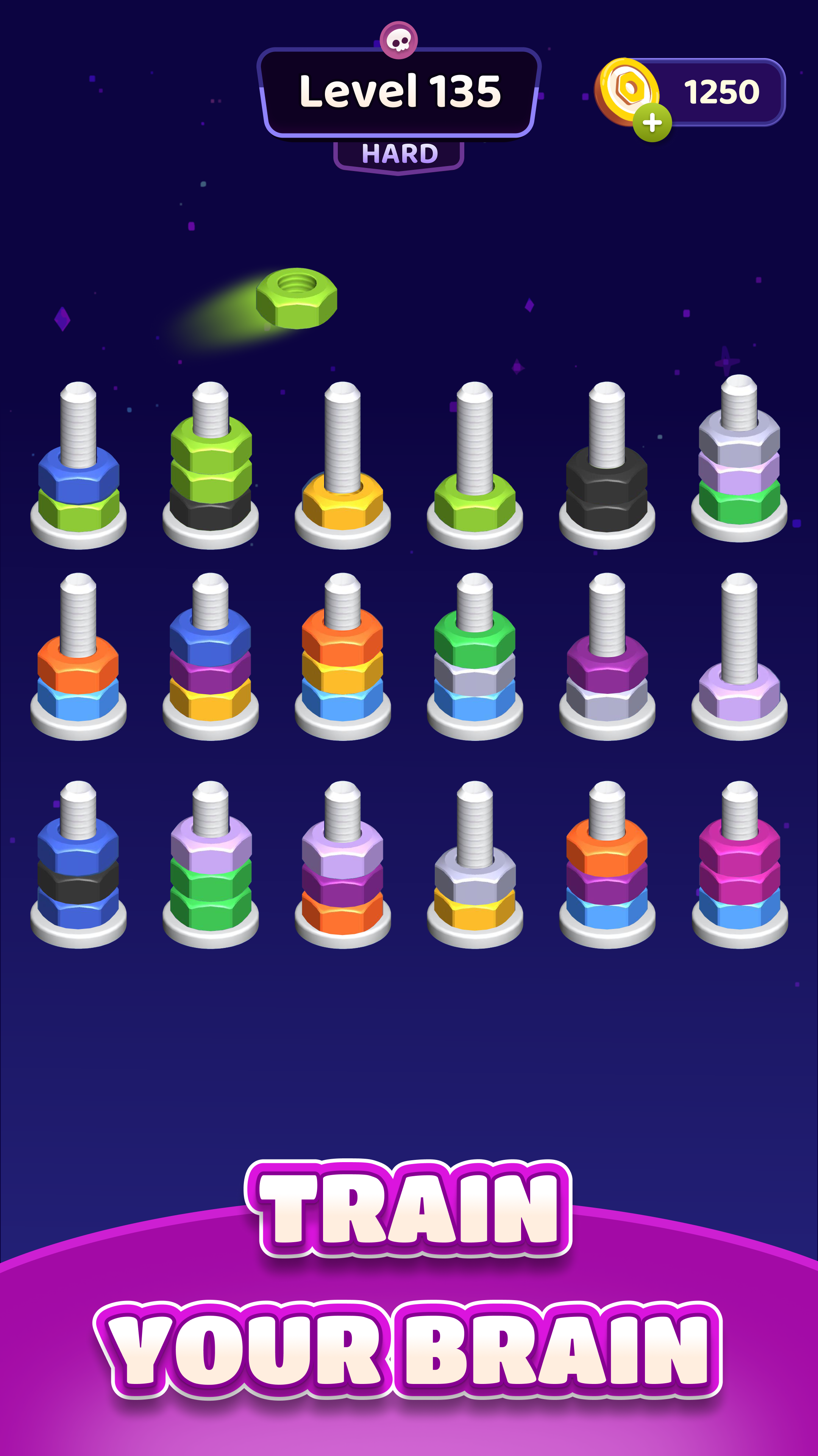 Nut Sort Blast: Color Puzzle Game Screenshot