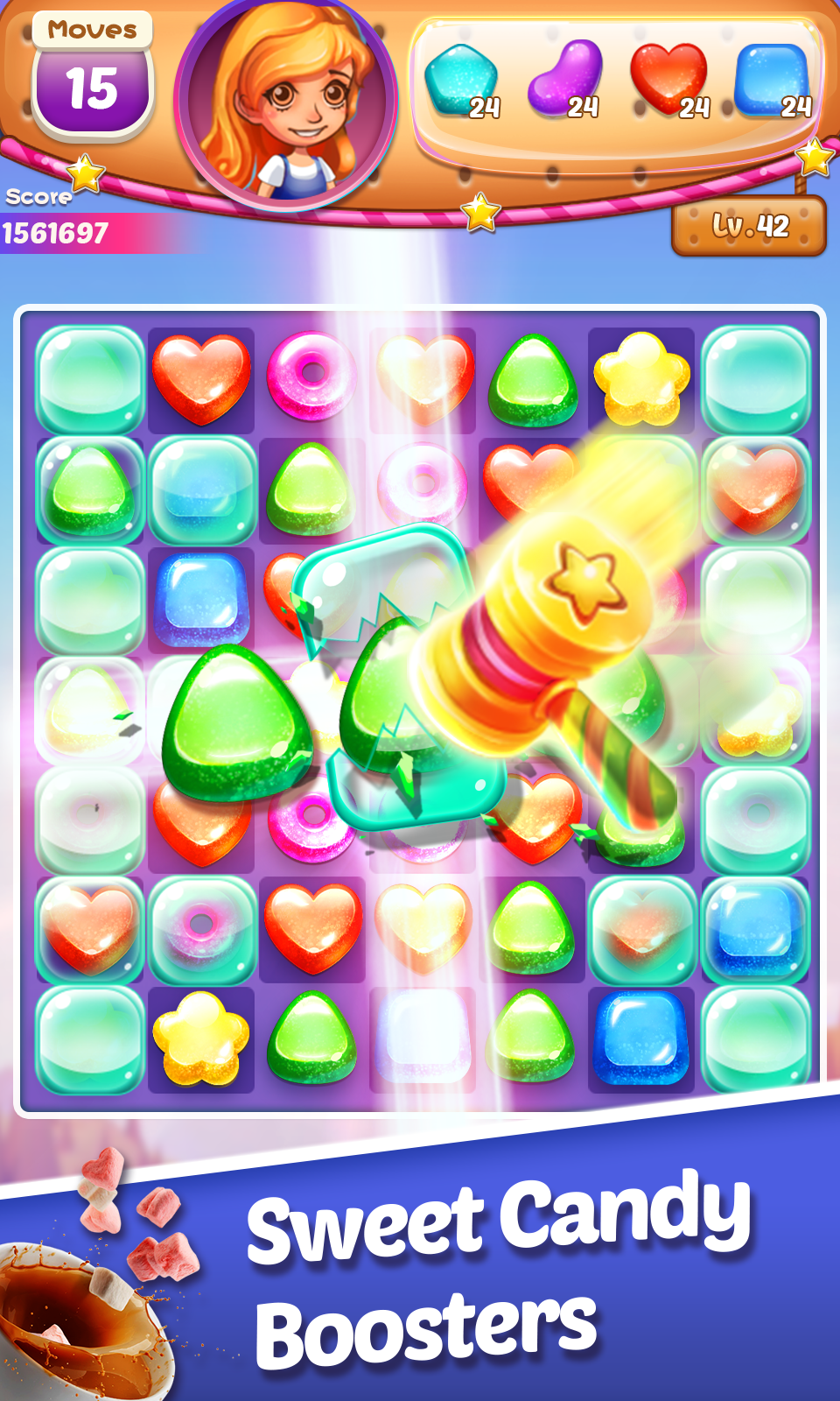 Sweet Cookie-Match Puzzle Game Game Screenshot