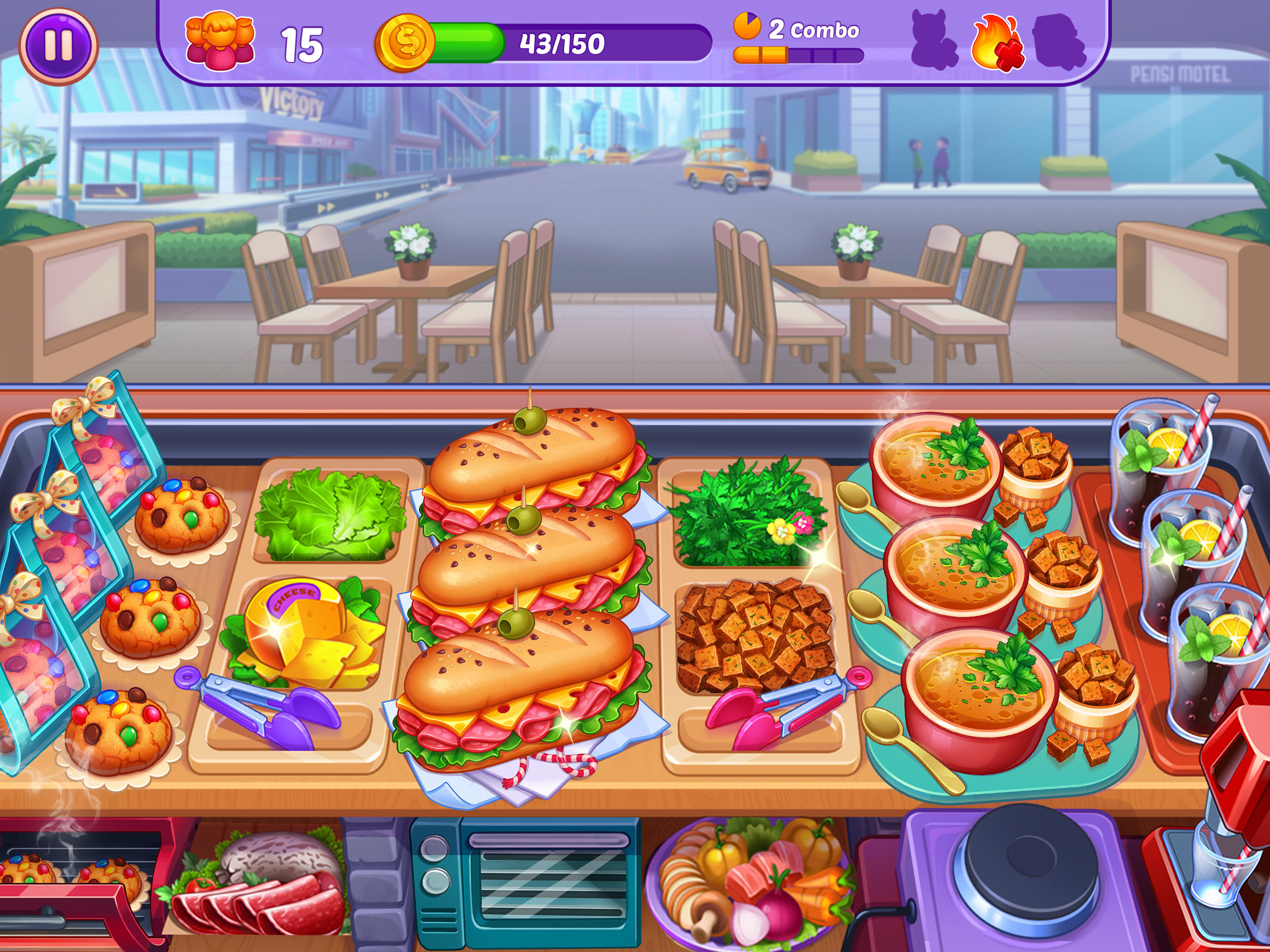 Cooking Crush - Cooking Game ภาพหน้าจอเกม