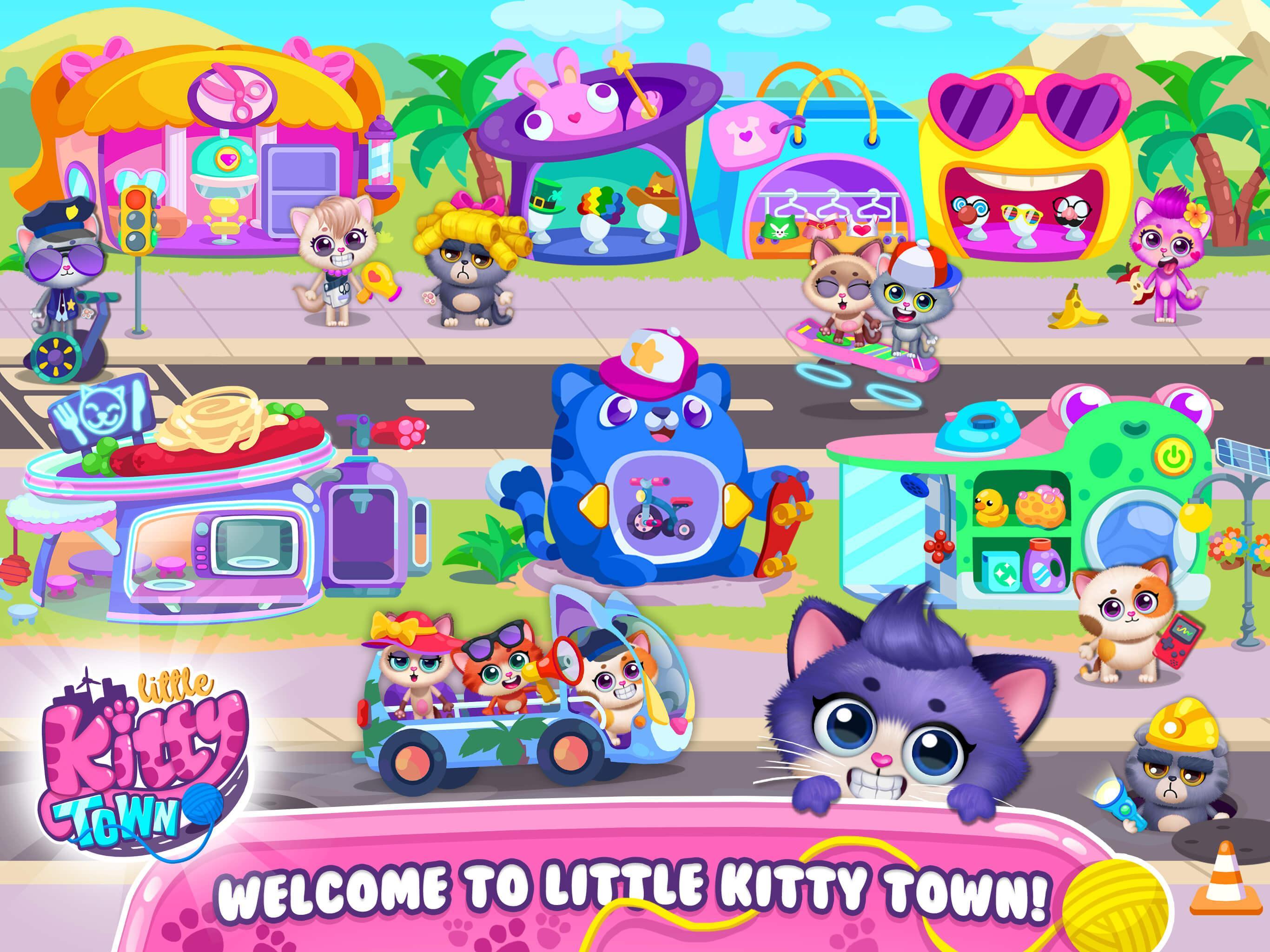 Little Kitty Town - Collect Cats & Create Stories Mobile Android Apk ...