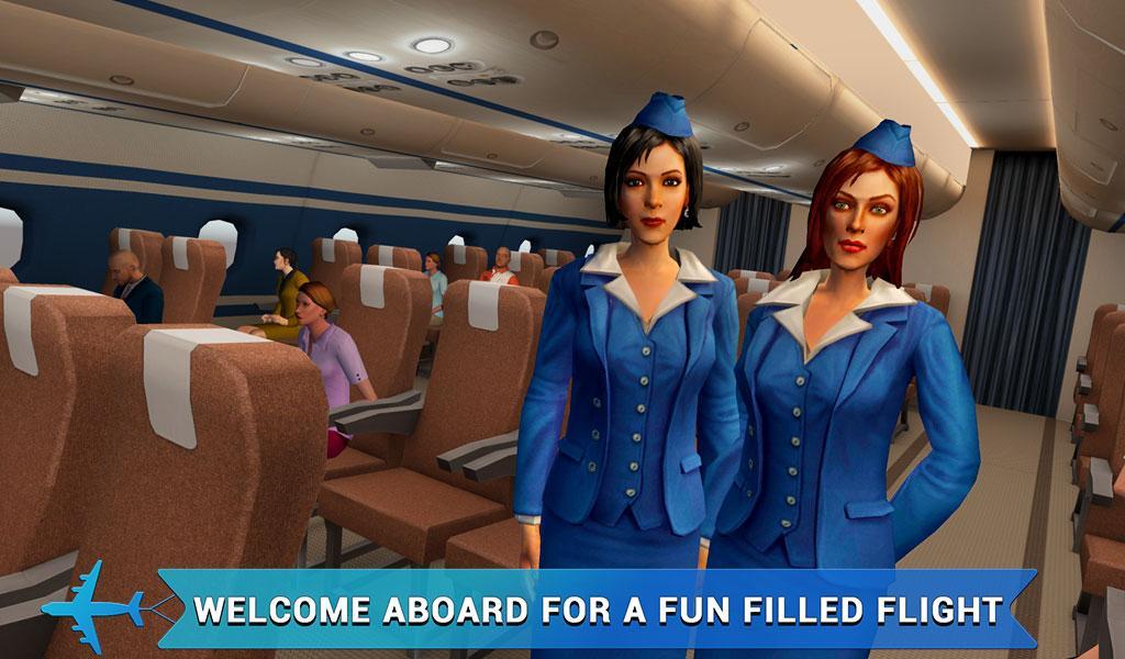 Скриншот игры Airplane Flight Attendant -Car